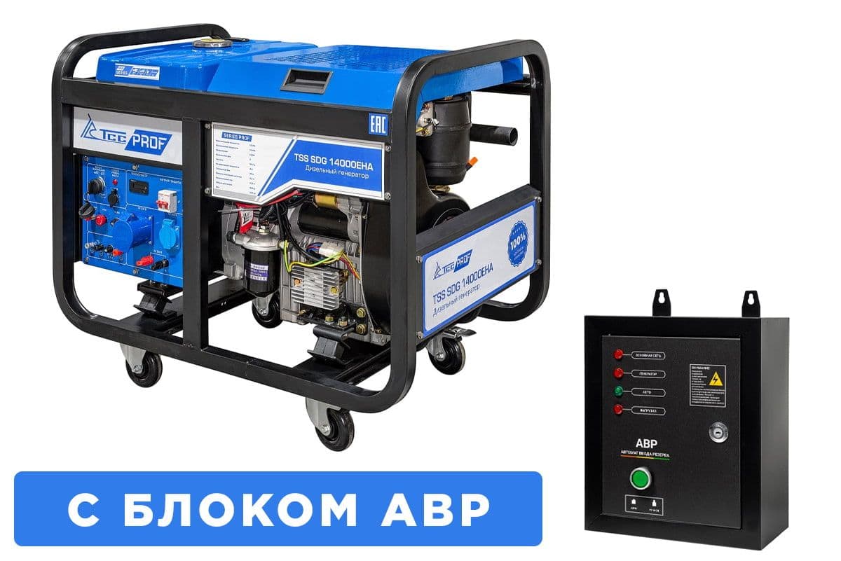 Дизель генератор TSS SDG 14000EHA с АВР
